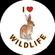 A Ride For Life I love Wildlife sticker